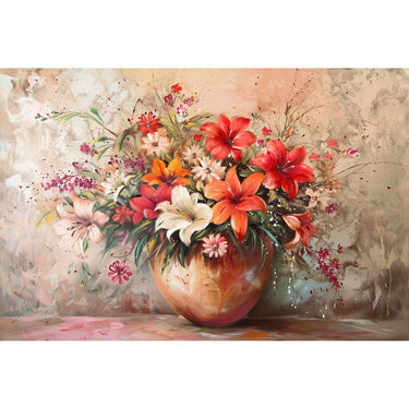 Flowers in Vase Canvas